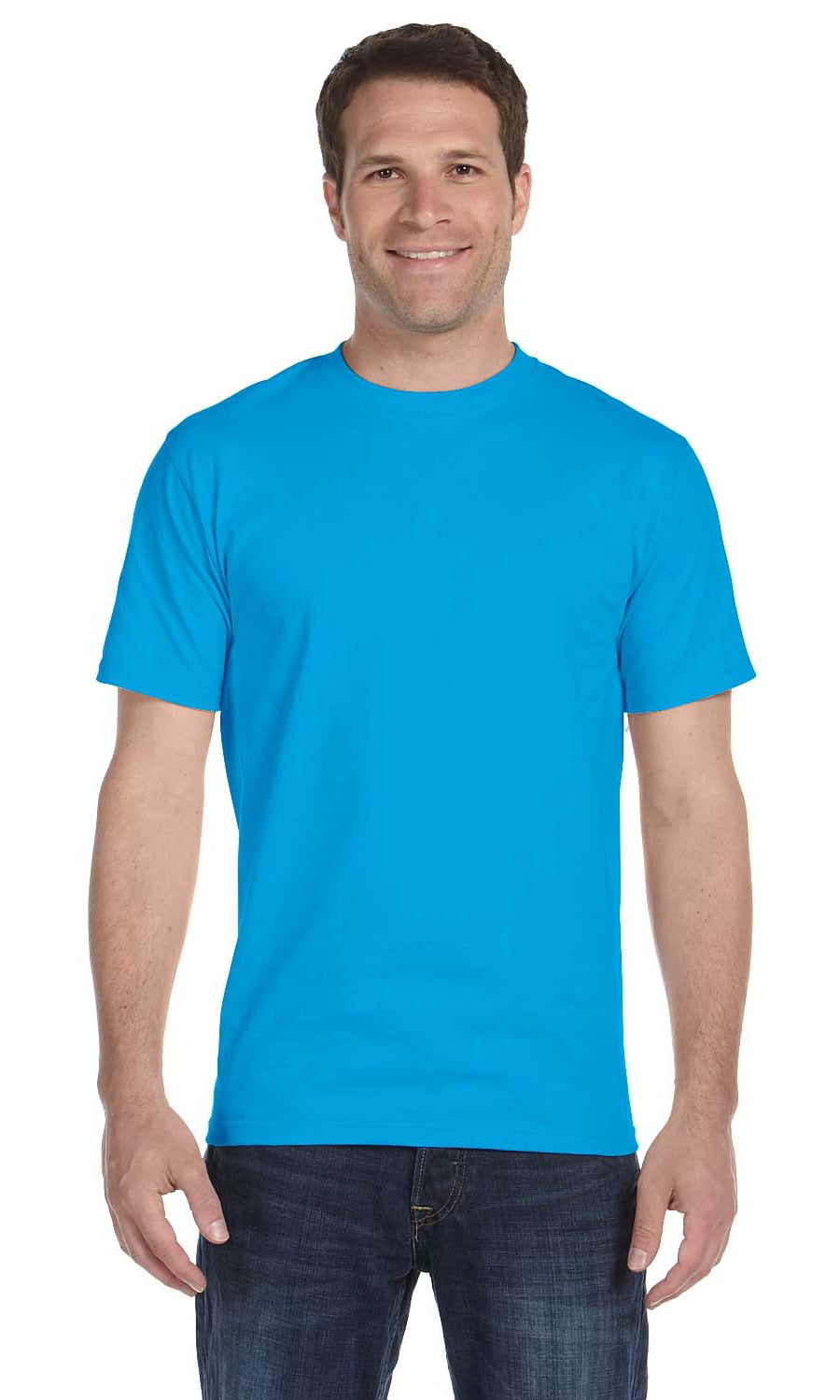 50/50 T-Shirt Style # G800 - Original Label L - By Gildan Adult DryBlend 56 Oz Sand 