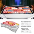 thumbnail image 4 of Kdxio Cartoon with Traffic Elements Print Front Windshield Sun Shade,Folding Auto Sunshade for Car Truck SUV-Medium, 4 of 7
