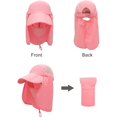 thumbnail image 2 of Gorra plegable para el sol, sombreros de pesca, gorras de protección UPF 50+ con máscara facial, cuello con solapa, solapa para la cara, gorra para exteriores, protección UV, sombreros para, 2 of 5
