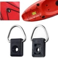 thumbnail image 2 of Anillo D para Kayak de 10 uds, hebilla de seguridad para Kayak, aparejo para barcos, hebilla de amarre de seguridad con anillo en D, accesorios de montaje de cubierta con tornillos M6, 2 of 4
