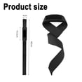 thumbnail image 2 of Lifting Straps (1 Pair) - Wrist Support Wraps - For Powerlifting, Bodybuilding, Gym Workout - black, 2 of 6