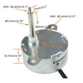thumbnail image 2 of Motor síncrono CHANCS TYC-40 AC 12V CW/CCW Eje de 35 mm, 2 of 5