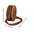 thumbnail image 2 of Bolsa en forma de PAN DE CONCHA, Diseño de Pan Dulce, Bandolera Redonda, Cross-Body para Mujer, Color Rosa, Correa Cruzada y Ajustable, Moda Kawaii. (Bolsa para Mujer)., 2 of 5