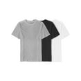 thumbnail image 2 of Ma Croix Mens 3-Pack Premium Cotton Casual Crew Neck Short Sleeve Tee Shirt, 2 of 5