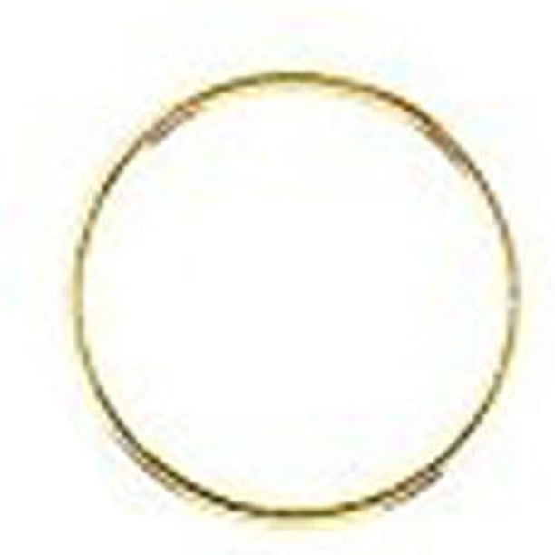 Isvgxsz Gold Metal Hoop Ring Seamless Macrame Ring DIY Accessories