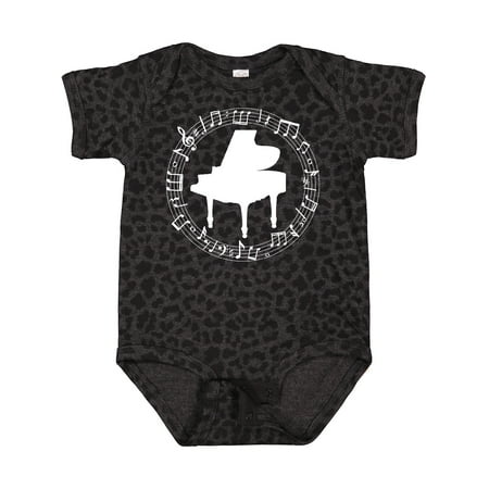

Inktastic Piano Teacher or Student Music Instrument Gift Baby Boy or Baby Girl Bodysuit