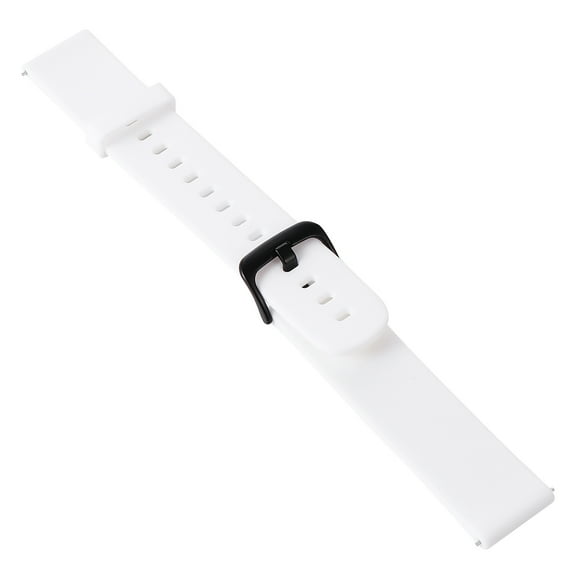 ROSENICE 1Pack White Silicone Watchband for Men and Women Birthday