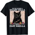 thumbnail image 1 of Funny Youre Either A Smart Fella or A Fart Smella Cat Meme Camiseta, 1 of 2