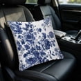 thumbnail image 5 of Ouuluon Pillow Covers Soft Pillow Case, Blue Printed Cushion Case for Living Room Sofa Bedroom Waist Back Support Home Decor, 5 of 7