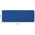thumbnail image 7 of Blue Black Geometric Pattern Kitchen Rug Mat,Kitchen Runner Rugs Non Skid Washable,Decorative Kitchen Floor Mats for Kitchen,Sink,Laundry,17"x47.2", 7 of 7