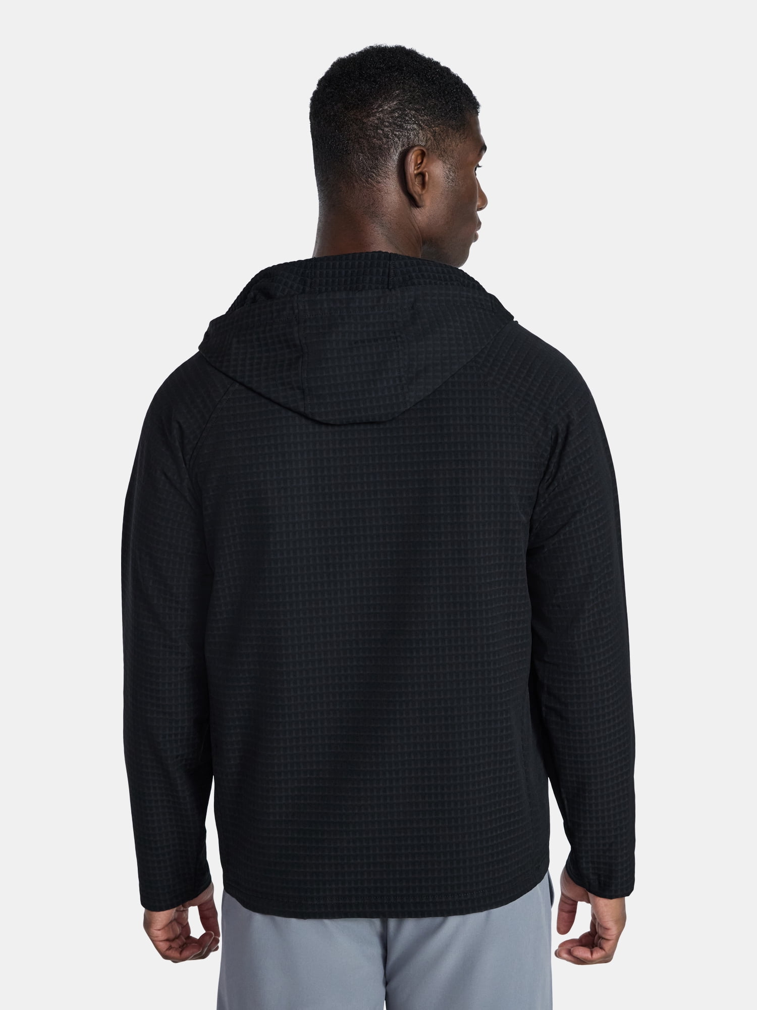 Reebok Men and Big Men's Textured Stretch Jacket with Chest Pocket, Sizes S-3XL