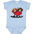 thumbnail image 3 of Inktastic Beagle Heartfelt Duo Boys or Girls Baby Bodysuit, 3 of 5