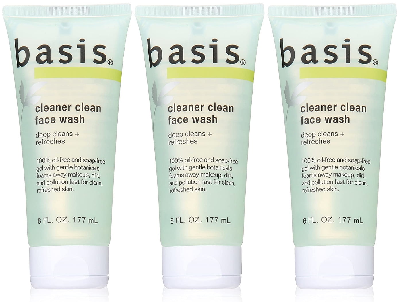 Basis Cleaner Clean Face Wash Deep Cleans and Refreshes for Normal