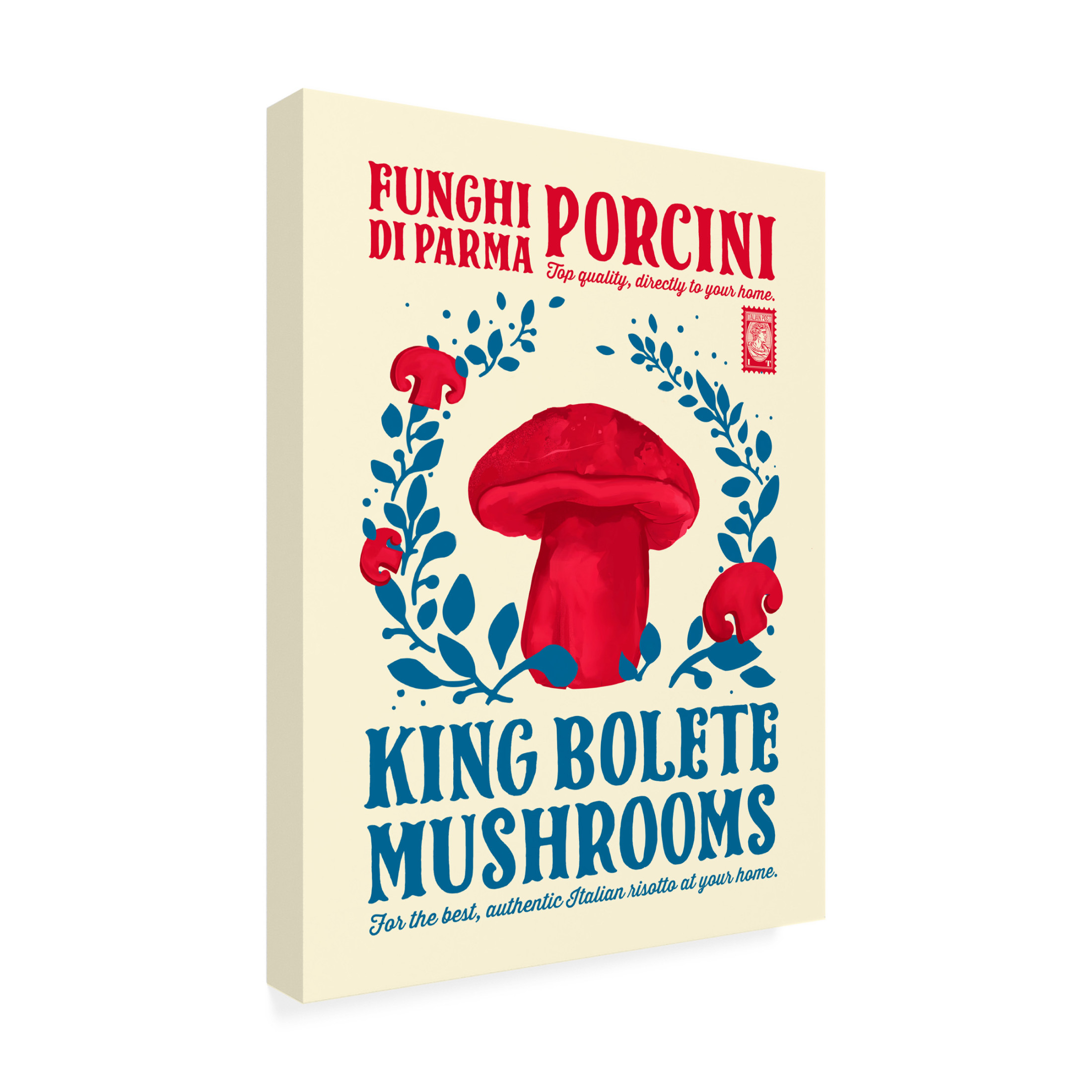 Trademark Fine Art Dionisis Gemos  Porcini kitchen print Canvas Wall Art