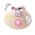 thumbnail image 2 of Jamicy Children's Sun Hat Sun Visor Hat With USB Charging Fan, Cute Cartoon Design, Wide Brim Empty Top Sunhat for Boys Girls Outdoor, 2 of 5