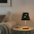 thumbnail image 5 of Ryvnso LED Bedside Table Lamp Irregular Triangle Bedroom Desk Lamps Nightstand Lampshade S, 5 of 7
