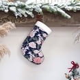 thumbnail image 6 of Salouo Rose Flowers Print Christmas Stockings,Large Xmas Stocking Set of 1 Holiday and Farmhouse Stocking for Christmas Holiday Party Decoration(17.7*11 Inch), 6 of 7