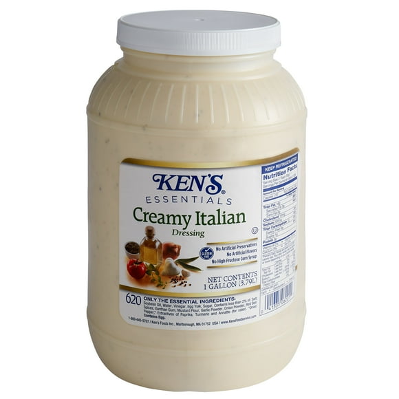Ken's Foods 1 Gallon Vinaigrette Italienne Crémeuse