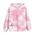 thumbnail image 6 of Byworldtasic Womens Sweatshirts Hoodies for Women Tie Dye Oversized Sweatshirt Plus Size Loose Fit Cute Hoodie Drawstring Fall Pullover with Pocket, 6 of 6