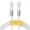 1m-White, variant on 180° Swivels Double End Fast Charging Cable Zincs Alloy Type C Connectors for Multiple Device Compatibility