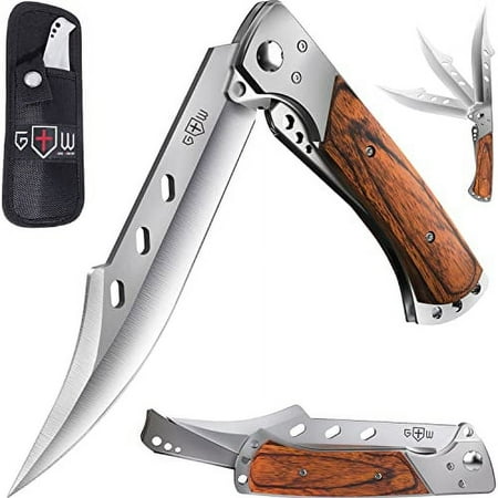 Grand Way Folding Tactical Knife with Sheath