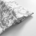 thumbnail image 6 of DriftAway Samantha Floral Damask Medallion Pattern Valance Single Rod Pocket, 106" x 18" Plus 2" Header, Gray, 6 of 6