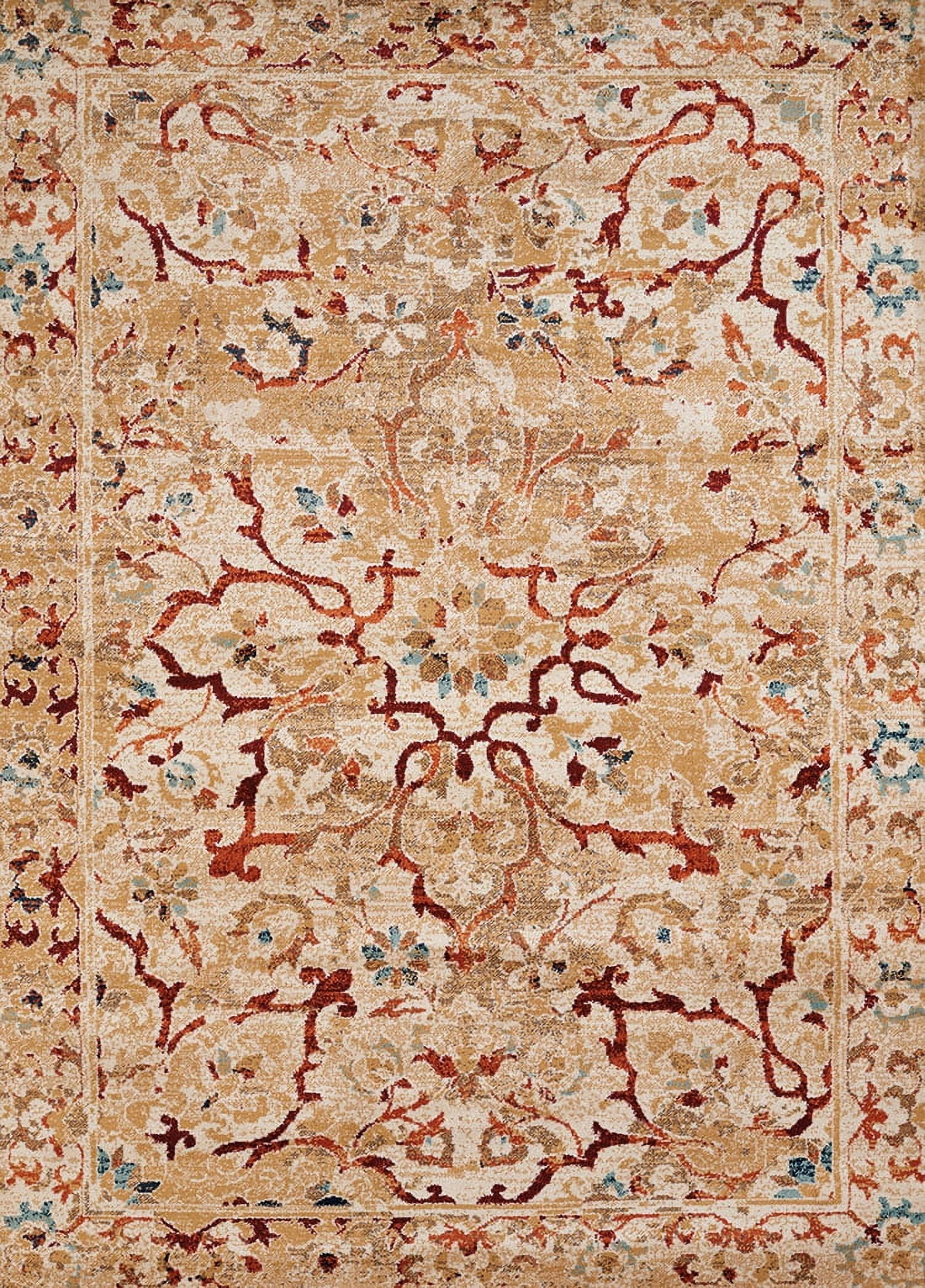United Weavers Amarna Villa Bella Distressed Taupe Woven Olefin Area Rug or Runner