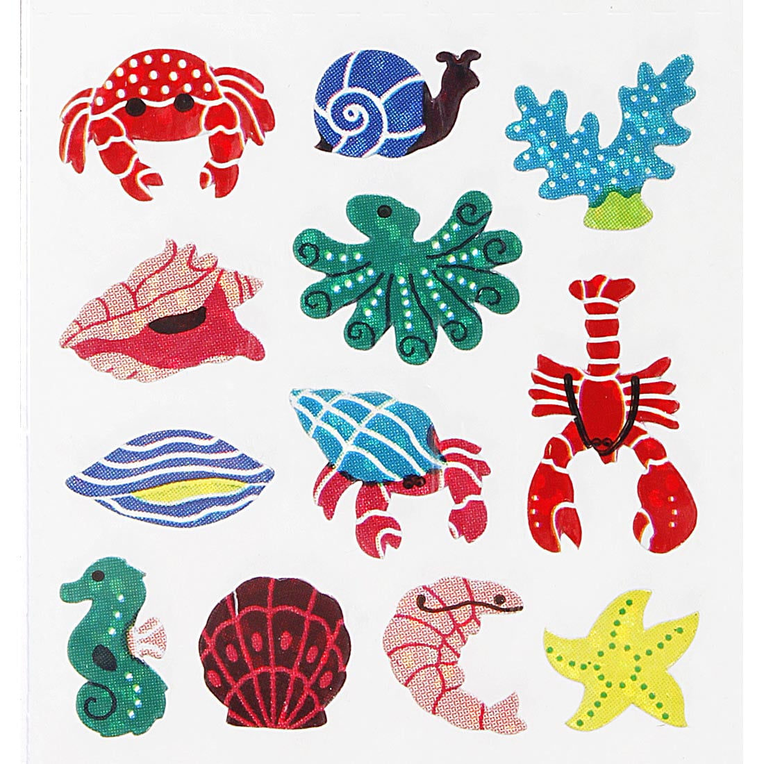 Sea Creatures Sandylion AcidFree Stickers