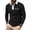 Black, variant on Long Sleeve Polo Shirts For Men Slim Fit Quarter Zip Polo Shirt With Contrast Collar Placket And Chest Pocket Casual Business T-Shirt For Daily L Black
