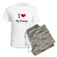 thumbnail image 5 of CafePress - I Love My Mummy Pajamas - Women's Short Sleeve Print T-Shirt and Pants Light Cotton Pajama Set, 5 of 7