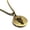 Gold, variant on Stainless Steel Year of the Horse Zodiac Round Medallion Pendant Necklace