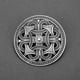 thumbnail image 1 of Broche con símbolo de escudo medieval, chal celta ovalado, Pin para suéter 1 1 Hugo Vintage Viking Norse Broche, 1 of 10