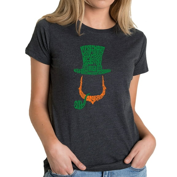 Women's Premium Blend Word Art T-shirt - Leprechaun