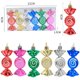thumbnail image 3 of piezas de piruletas navideñas con forma de bastón de caramelo, adornos colgantes para árbol de Navidad, decoraciones navideñas para el hogar, regalo de Año Nuevo 2024, 3 of 5