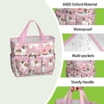 thumbnail image 4 of Garden Tool Bag,Shih Tzu Dogs and Pioneer Flower Garden Tool Organizer,Garden Gifts,Waterproof Multi-Pocket Garden Tool Storage 11.8x5.5x11.4 Inch(Tools NOT Included), 4 of 6