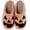 Pumpkin B, variant on Halloween Pumpkin Slippers for Women Men Spooky Slides Soft Plush Fuzzy Slippers Cozy House Slippers Indoor Outdoor Shoes