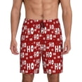 thumbnail image 1 of Fotbe Ho-Ho-Ho Pantalones Cortos de Pijama para Hombre, Ropa de Dormir, Pantalones de Pijama Cortos para Hombre-XX-Large, 1 of 6
