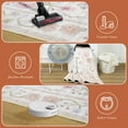 thumbnail image 6 of Wondo Washable Area Rug 5x8 - Traditional Floral Living Room Rug Stain Resistant Soft Bedroom Rug, For Under Table Living Room Indoor Rug, Beige, 6 of 8