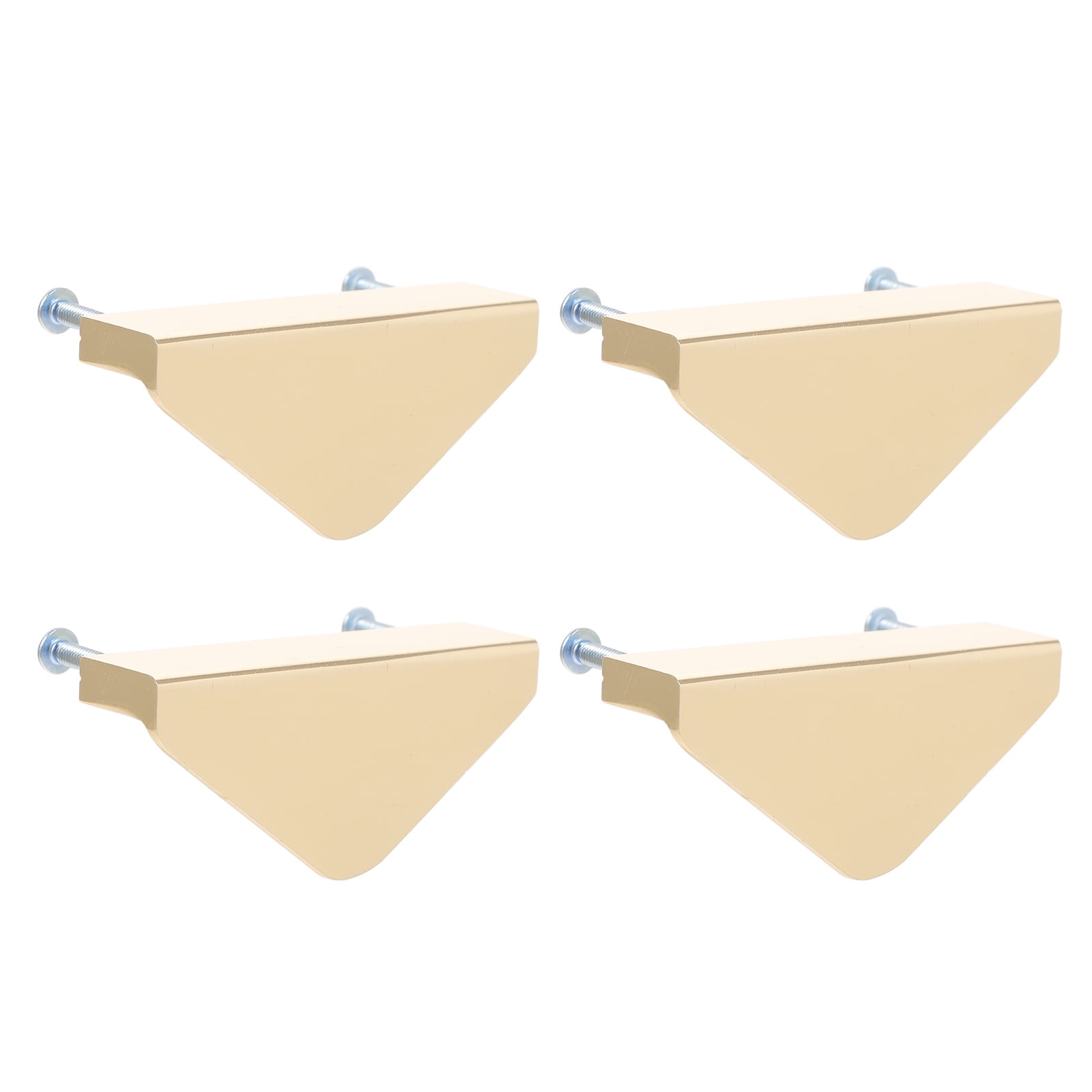 Etereauty 4pcs Triangle Drawer Pull Handles Triangle Shape