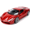 thumbnail image 2 of Ferrari 488 GTB Red 1/18 Diecast Model Car by Bburago, 2 of 4