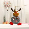 thumbnail image 2 of CuiLiyq Christmas Tree Ornaments, Cute Knitted Plush Christmas Dolls, For Family Festivals Wedding Party Ornaments and Christmas Gifts (Reindeer), 2 of 6
