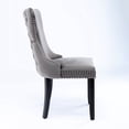thumbnail image 4 of Rubberwood - framed Gray Dining Chairs / Secure Seating up to 280 Pounds, 4 of 7