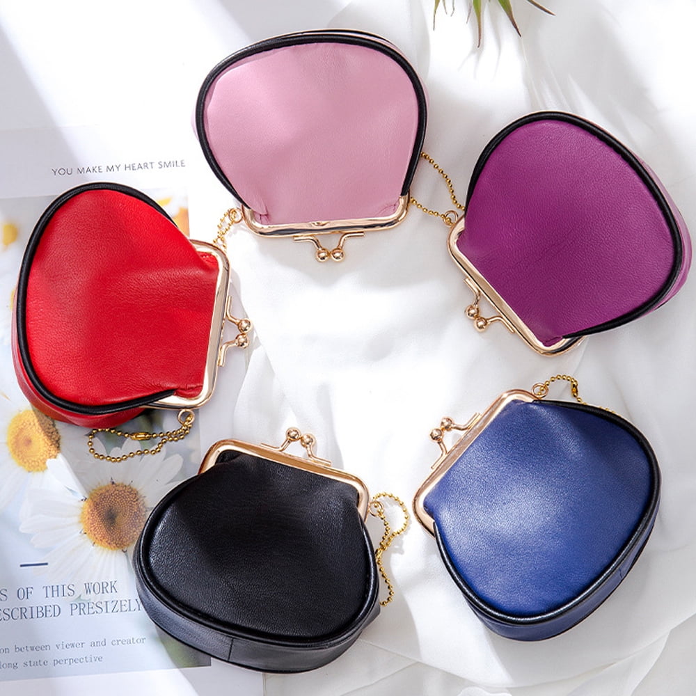 Fashion Womens Solid Color Coin Purses Casual Girls Bags Purse Tote wallets  Card Holder - Walmart.com