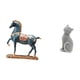 thumbnail image 5 of Figura De Gato Y Caballo De Pie, Escultura De Resina, Adorno De Escritorio, Decoración Fengshui Para Sala De Estar, Estantería, Entrada, Dormitorio, Estatua De Animal Coleccionable, 5 of 8