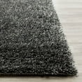 thumbnail image 2 of SAFAVIEH Charlotte Solid Plush Shag Area Rug, Charcoal, 5'1" x 7'6", 2 of 3