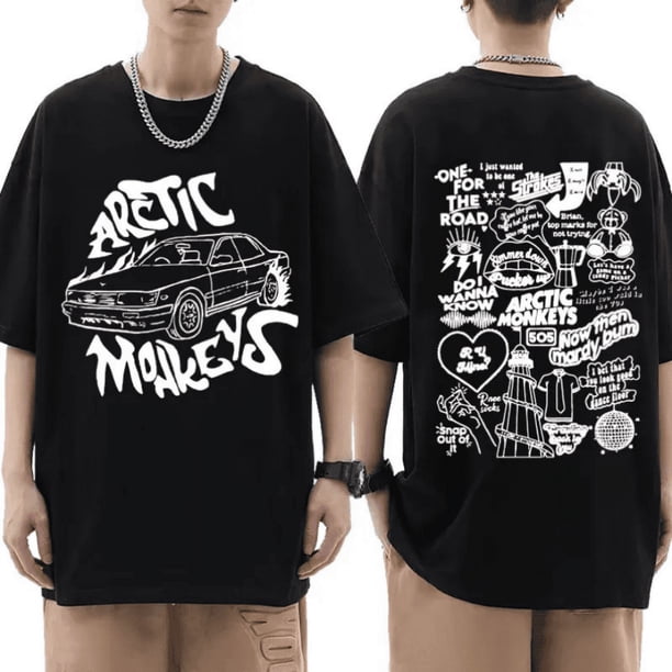 Arctic Monkeys Tour Graphic T Shirts Men's Hip Hop Retro Short Arctic Monkeys Tour Graphic T Shirts Men's Hip Hop Retro Short