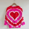 thumbnail image 3 of Pntutb Women Tops Tie-Dye Casual Long Sleeve Halloween Sweatshirt Pullover Shirts Blouse, 3 of 3