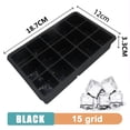 thumbnail image 1 of DEKAXID 8/15 - Molde cuadrado para cubitos de hielo de silicona de grado alimenticio, tamaño grande, para hacer cubitos de hielo, para bar, pub, vino, modelo 2023, 1 of 5