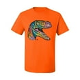 thumbnail image 3 of Dean Russo Raptor Animal Lover Men's Graphic T-Shirt, Orange, Small, 3 of 6