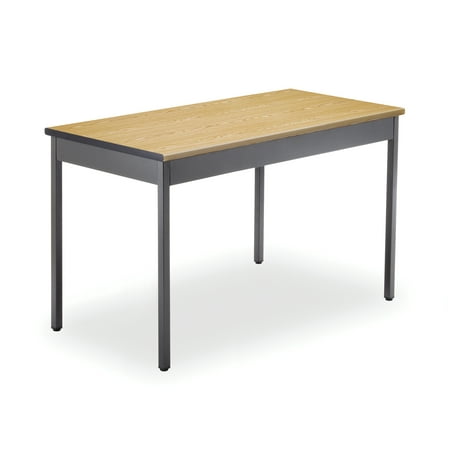 OFM Model UT2448 24" x 48" Multi-Purpose Utility Table, Oak